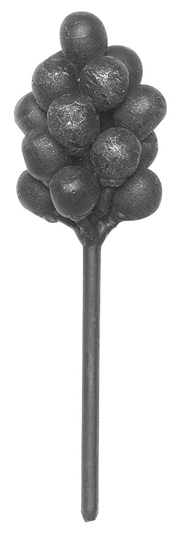 Weintraube - Masse- 60x80 mm - Material- Ø 8 mm - Stahl S235JR- roh-30-2663.8