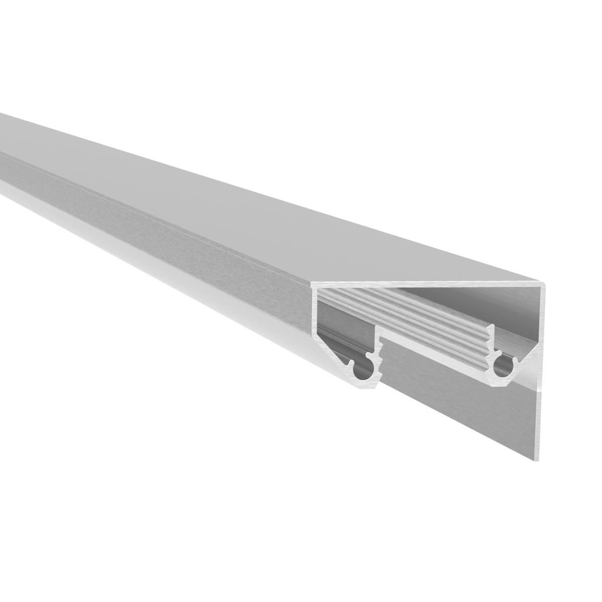 Abdeckleiste Aluminium 2500 mm Eloxiert fuer Profil AL-0006-UNO-89-11AL00272500NE-A.4