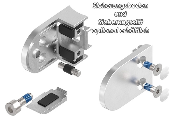Glasklemme 63x45x30 mm AbZ fuer Anschluss Ø 60-3 mm V4A-10-2460.1