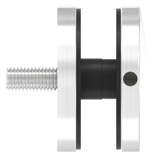 Glaspunkthalter Ø 62 mm- V2A- Anschluss- Flach mit AbP-10-6200.4