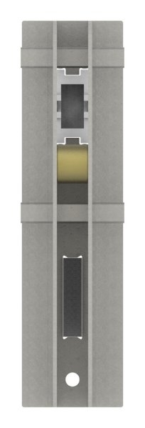 Rohrrahmenschloss verzinkt ohne Schlosskasten- 44mm- passend zu 30-3204-8-88-1159104.S