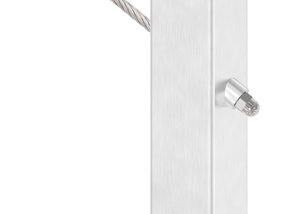 Formanschluss - fuer flachen Anschluss - Gewinde M5 - V2A-11-2821.4