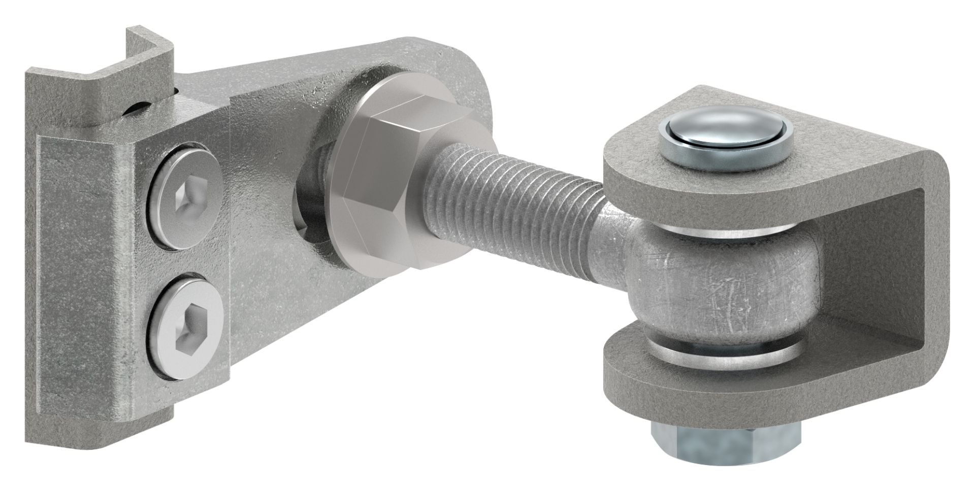 Door hinges, 4-way adjustable