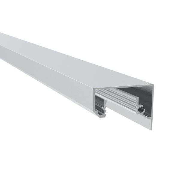 Abdeckprofil Aluminium 5000 mm fuer Profil AL-0006-ECO Satin-ELOX-89-11AL00265000SE-A.4
