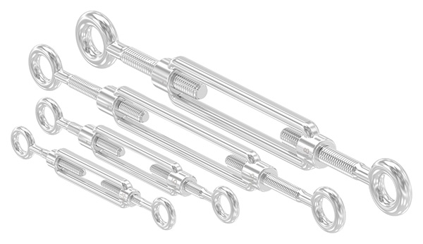 Spannschloss - M4 - M8 - Oese-Oese - mit Links-Rechtsgewinde - V4A-11.2896