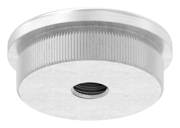 Einsteckkappe V2A fuer Rohr Ø 33-7x2-0mm mit M8 Gewinde- gewoelbt-11-5060.4