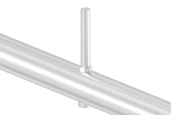 Ausgleichsstueck Edelstahl V2A Ø 48-3 mm- Ø 18 mm- Bohrung Ø 7 mm- geschliffen 240-88-1151340-240.48