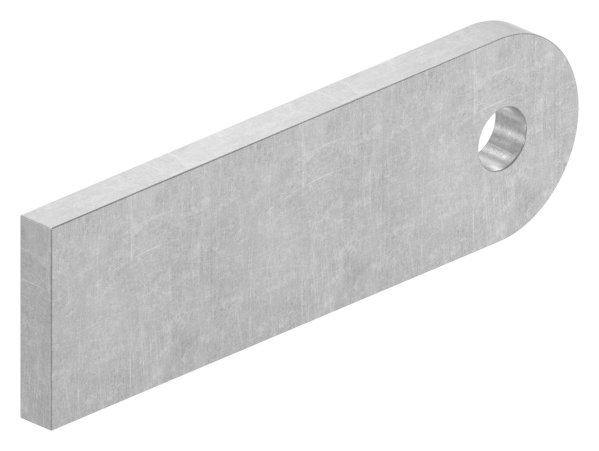 Anschweisslasche 100 x 30 x 6mm mit Rundloch 9mm-88-1154112-ST.RL