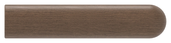Holzhandlauf Nussbaum Ø 42mm- Laenge 200mm- lackiert-88-11HHM.NU42