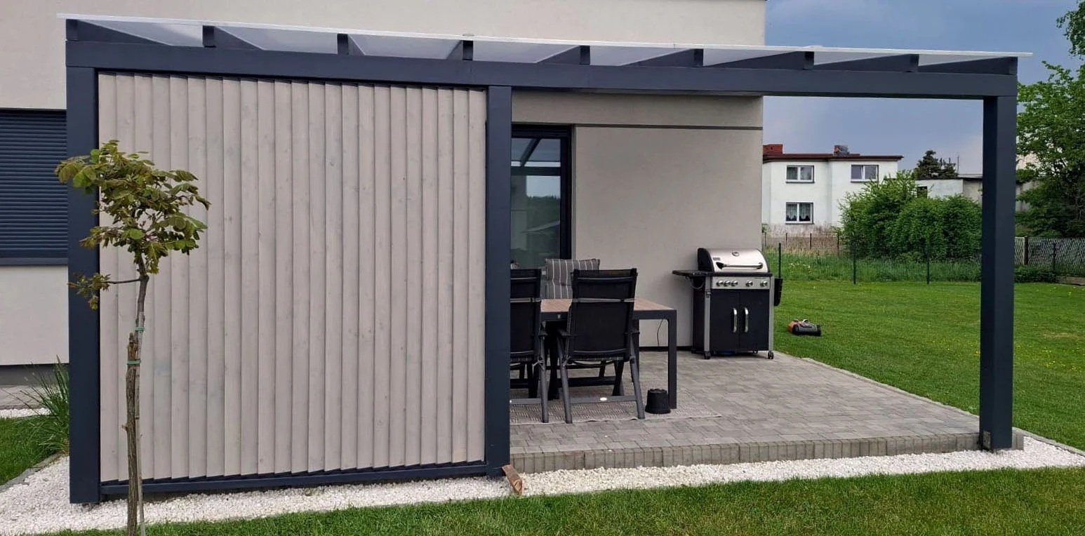 Vertikales Jalousiesystem Aluminium 1090 mm Schwarz RAL 9004 Paar-89.FGSWSV1090ALR9004