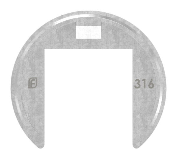 Verbinder flex- fuer Nutrohr 60-3 x 1-5mm- V4A-88-1160353.V4A