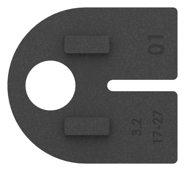 1 Paar Gummis zu Glasklemme 63x45x30 mm AbZ fuer 11-52 mm Glas VSG-10-2416ABZ.0