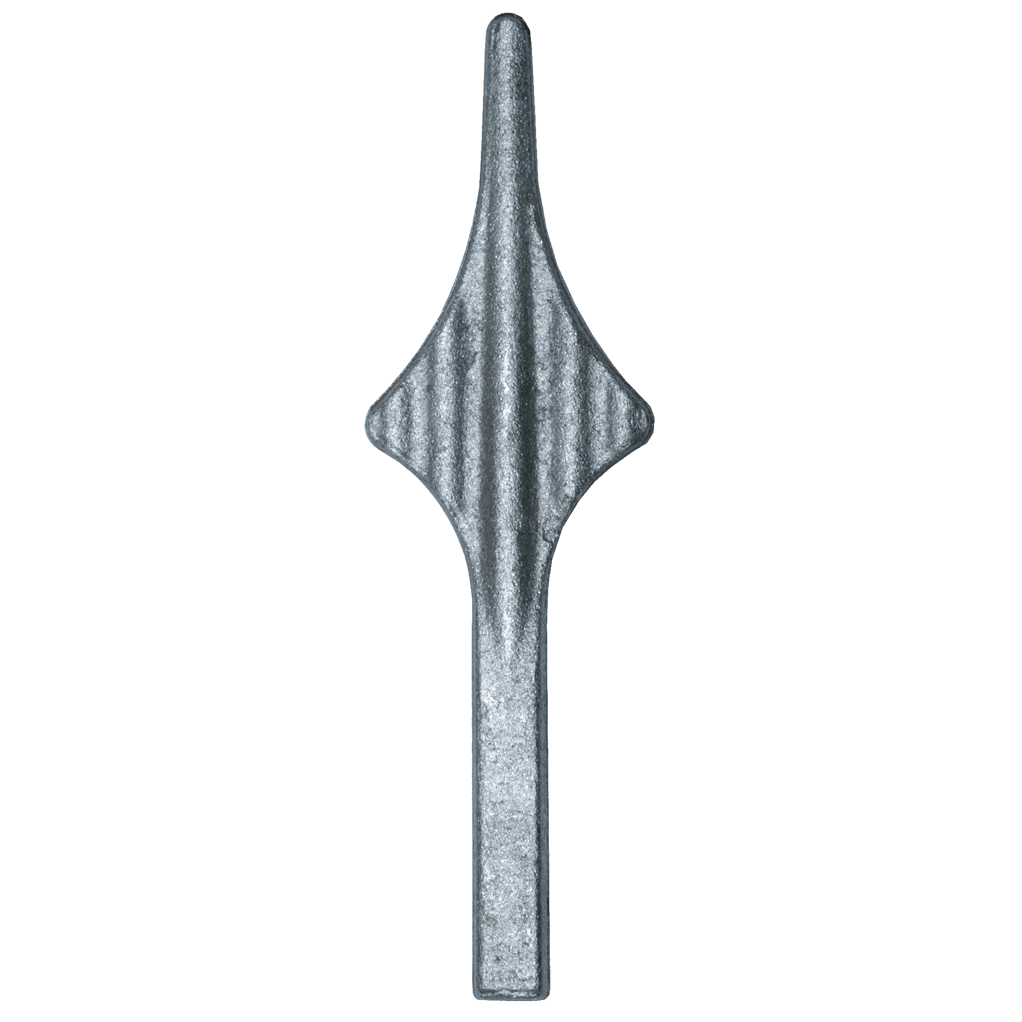 Zaunspitze Stahl geschmiedet  150 mm Zaun- Tor - Gelaender roh-30-2509-A.8