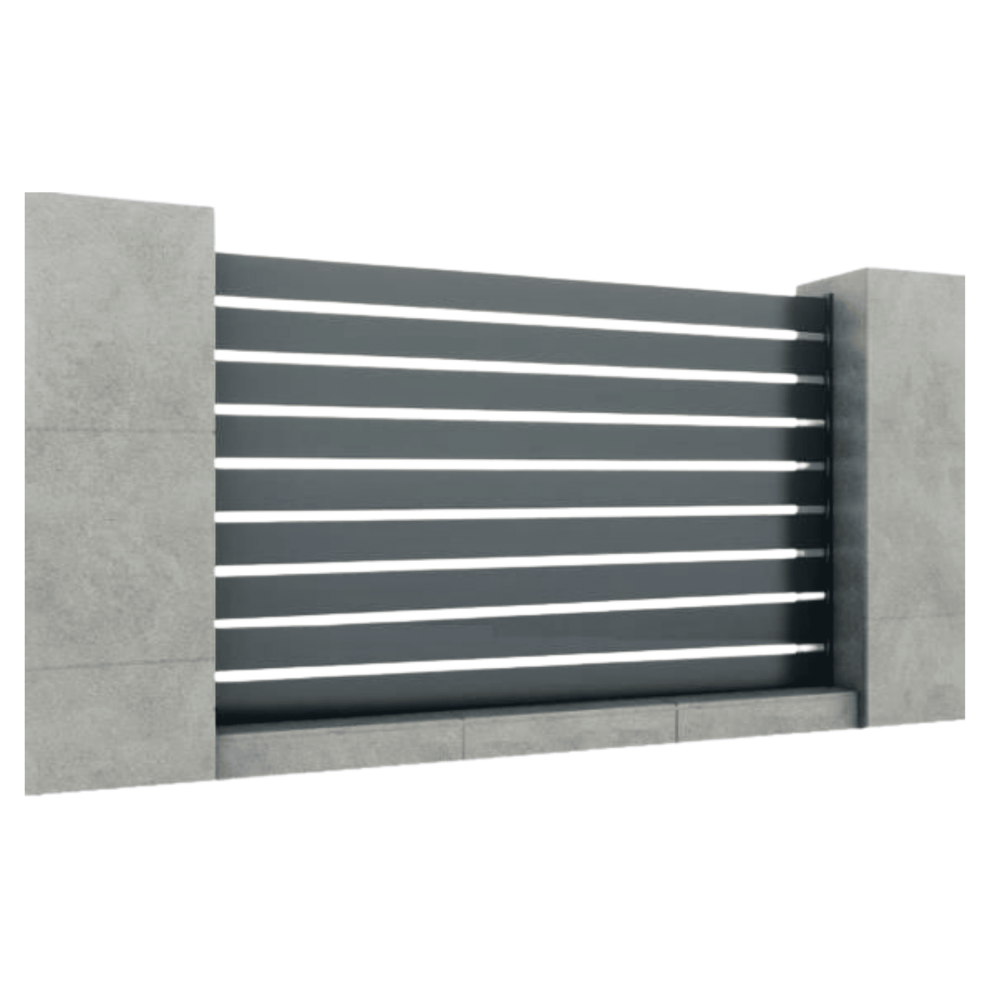 Fence with gaps