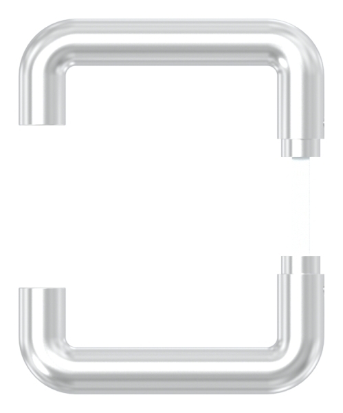 Tuerdrueckerpaar Aluminium fuer 8 mm Vierkantstift matt eloxiert-88.1115504