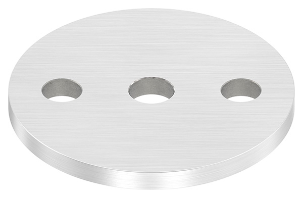 Ankerplatte Ø 80 x 6 mm mit Zentrierbohrung- Ø 12-5 mm V2A-11-2221.4