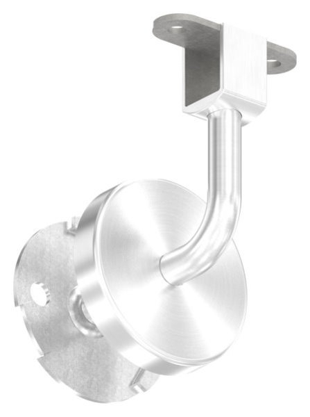 Handlaufhalter V2A fuer Nut 24x24mm konvex- Kabeldurchfuehrung-88-11LED-NU-HH-240.KD