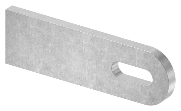 Anschweisslasche - Masse- 100x30x6 mm - Langloch- 25x9 mm - Stahl -roh- S235JR-30-3558.8