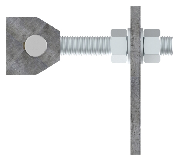 Torband Stahl galvanisch verzinkt M24 Gewinde verstellbar Langlochlasche 180° 200 kg-88-11121-M24.GV
