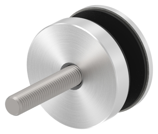 Glaspunkthalter Ø 50 mm- V4A- Anschluss- Flach- Klemmbereich bis 21-52 mm- mit AbP-88-1160195-V4A.S