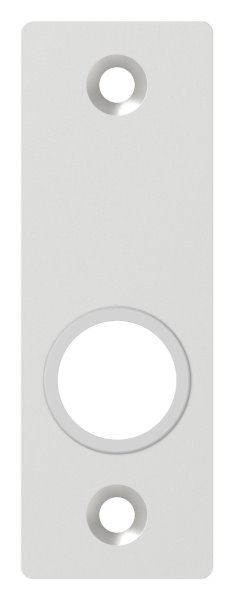 Alu-Kurzschild - Masse- 30x88x10 mm - Form- vierkant - Aluminium EV1-12-3037.6