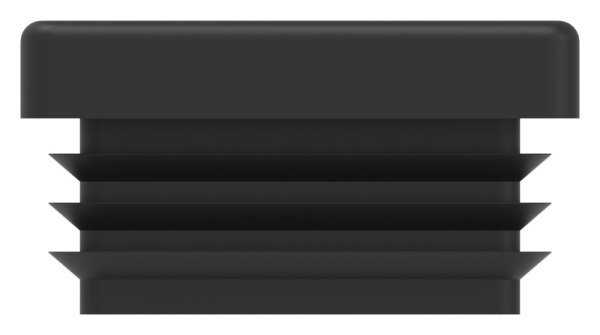 Kunststoffkappe schwarz fuer Quadratrohr 40x40x3 mm- mit M10-88-11178-40X40-3.M10