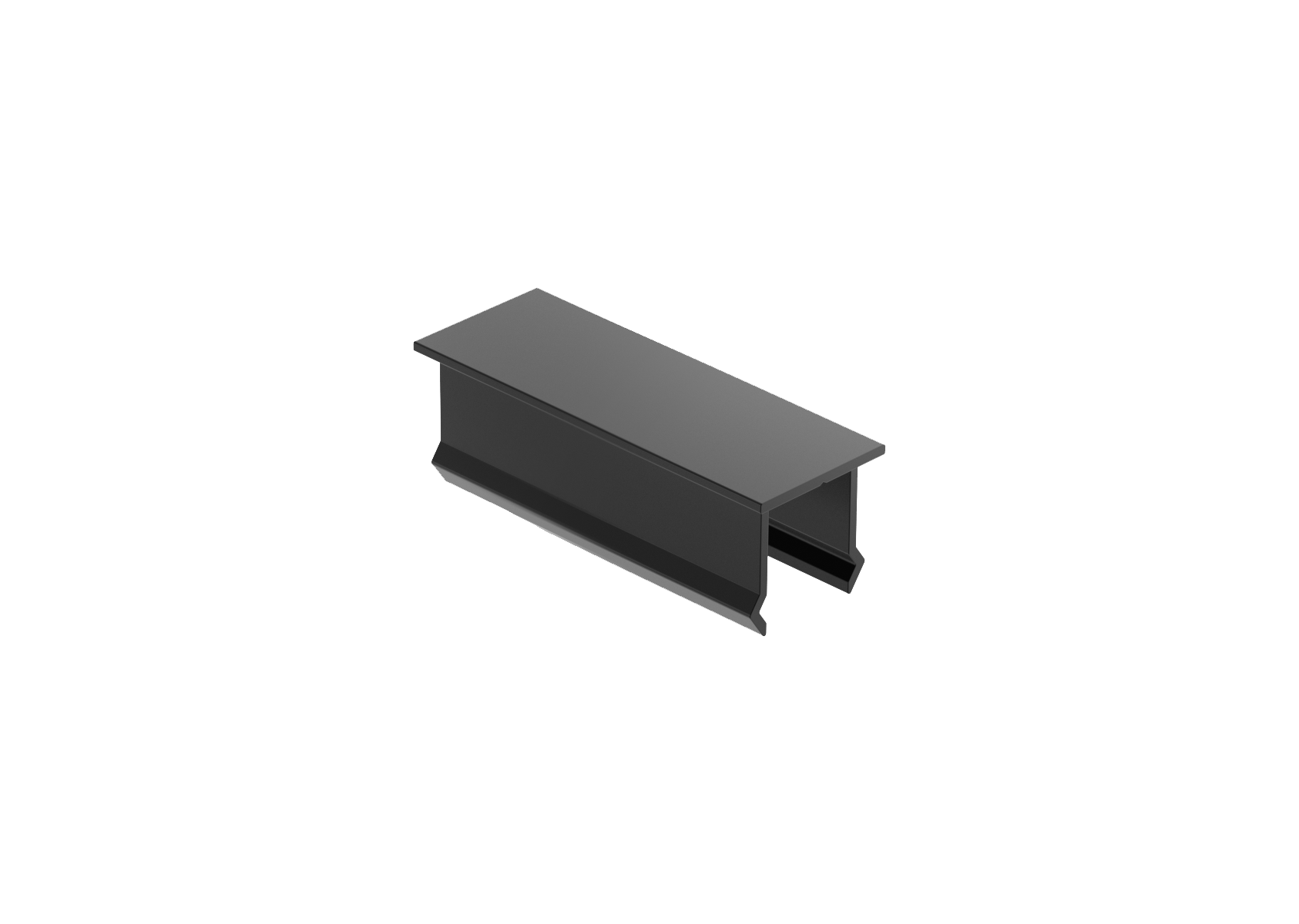 Zaunpaneel Abdeckung Aluminium 20x50 mm Anthrazit RAL 7016-89-11FGSC20X50R7016-A.4