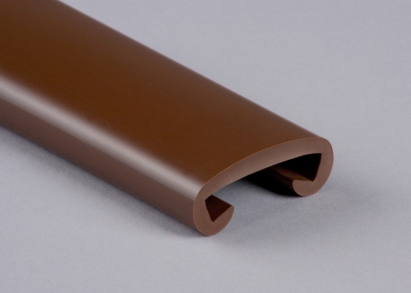 Kunststoffhandlauf fuer 40 x 8mm- tiefbraun- 25 Meter-88-11F408.028