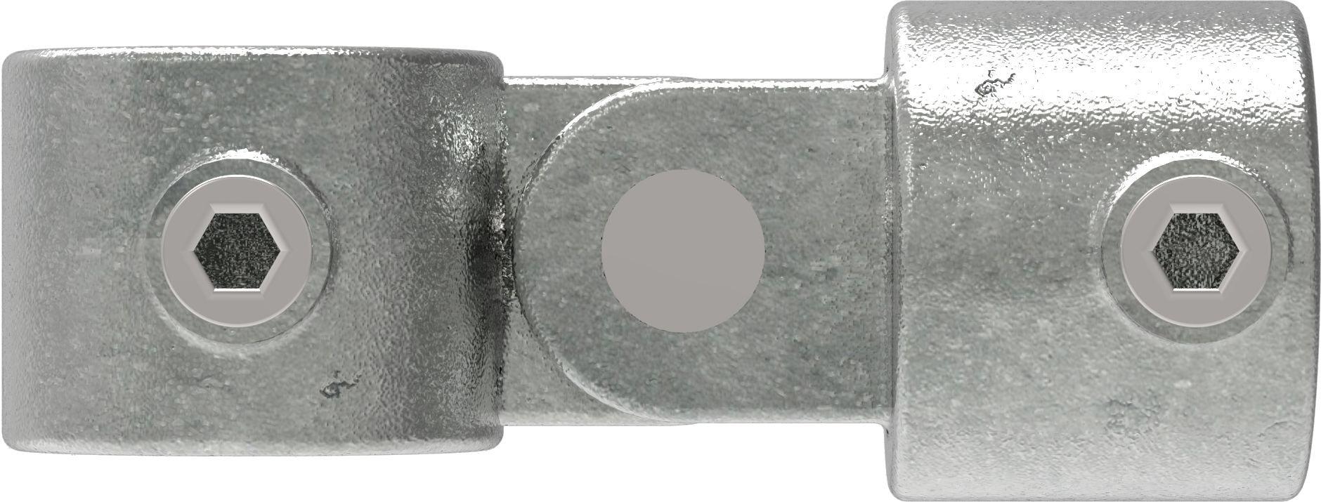 Rohrverbinder Gelenkstueck einfach Ø 26-9 mm -3-4- - Temperguss verzinkt - 173A27-173A27