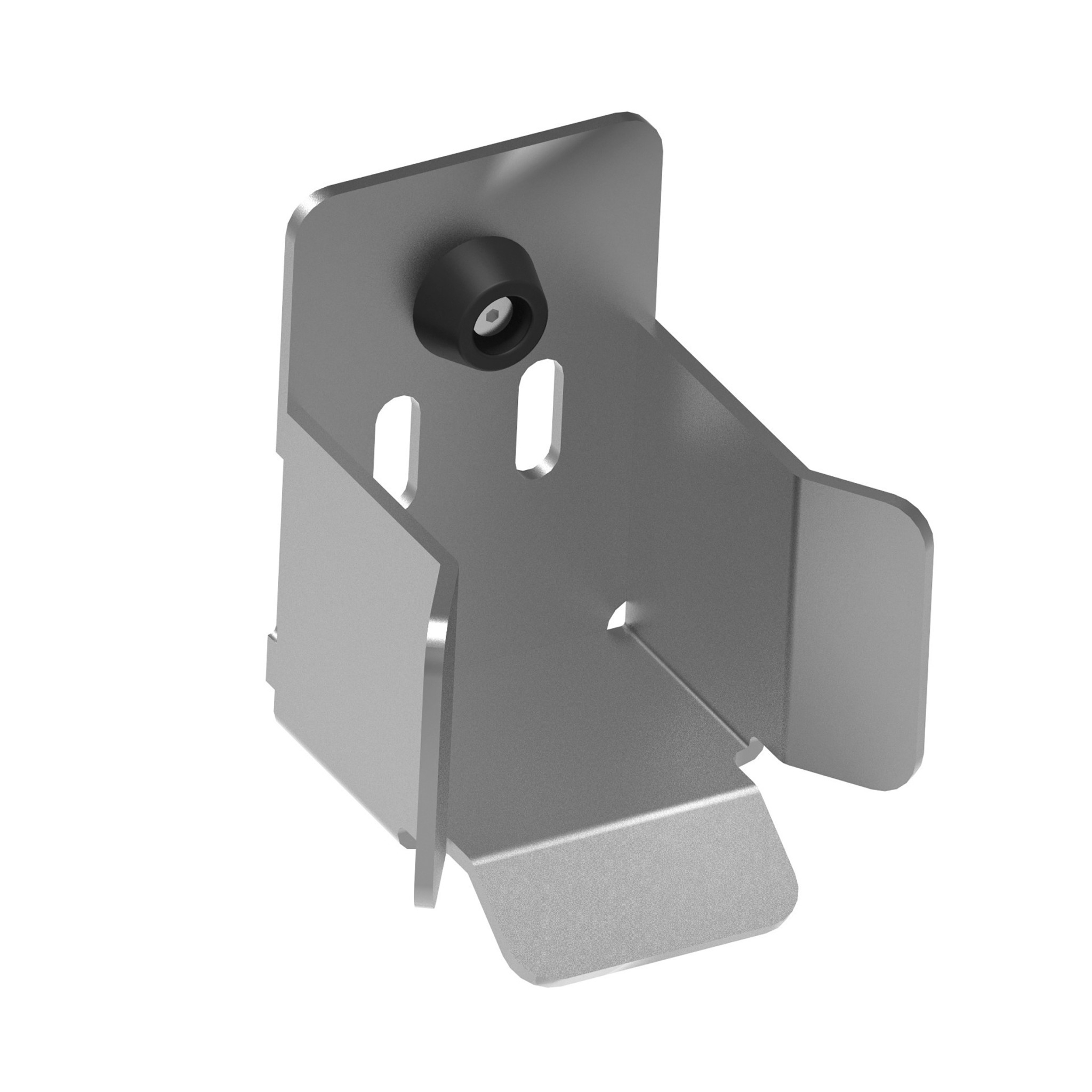Auflaufschuh Edelstahl V2A fuer Laufprofil 90 x 99 mm fuer Schiebetore-89.H815P100