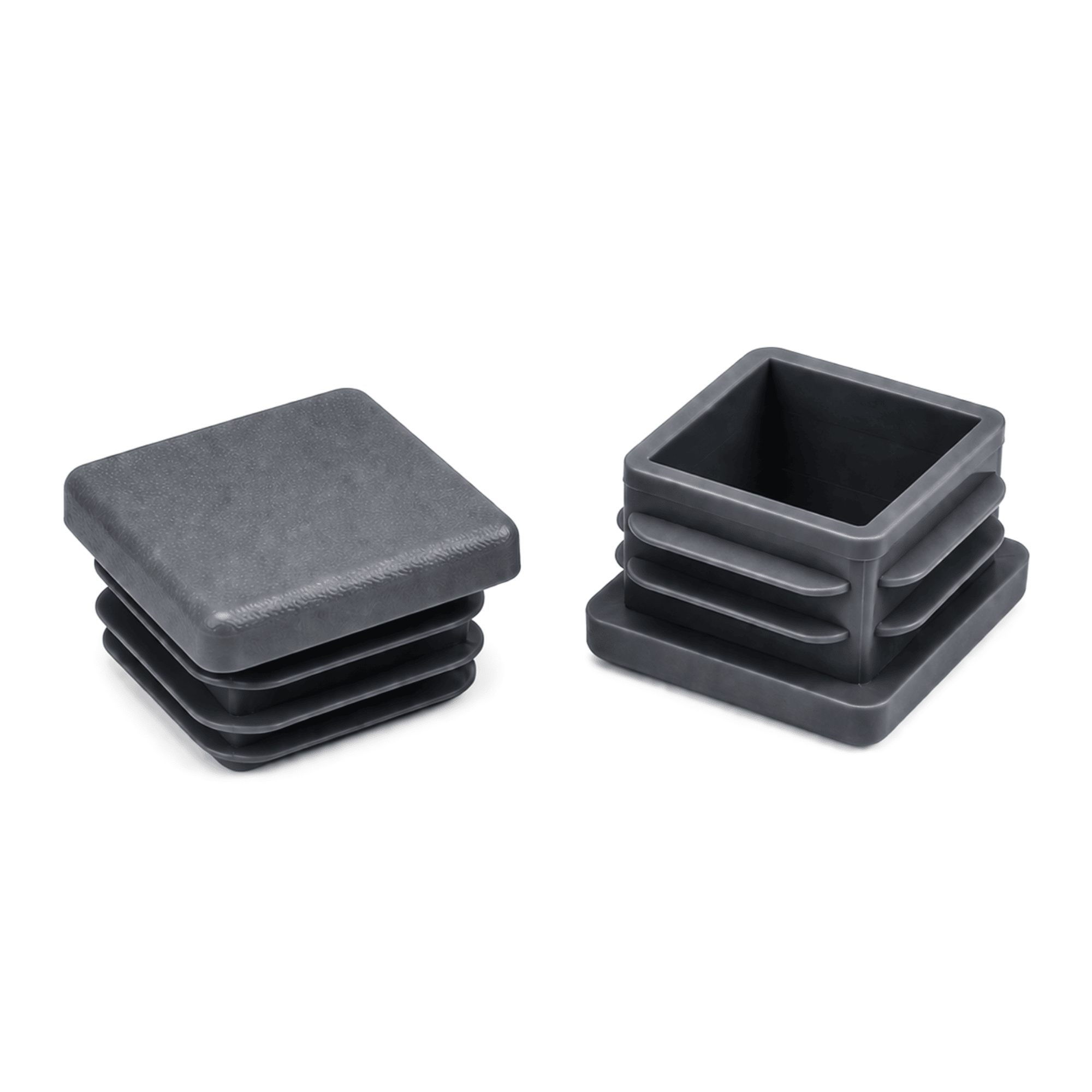 Lamellenstopfen fuer ein Quadratrohr 25x25x1-3 mm- Anthrazit-Q-74253.A