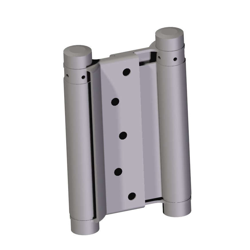 Selbstschliessfederscharnier Stahl vernickelt L=125 mm 2-seitig fuer Tueren bis 27 kg-89-11D469N125-A.4