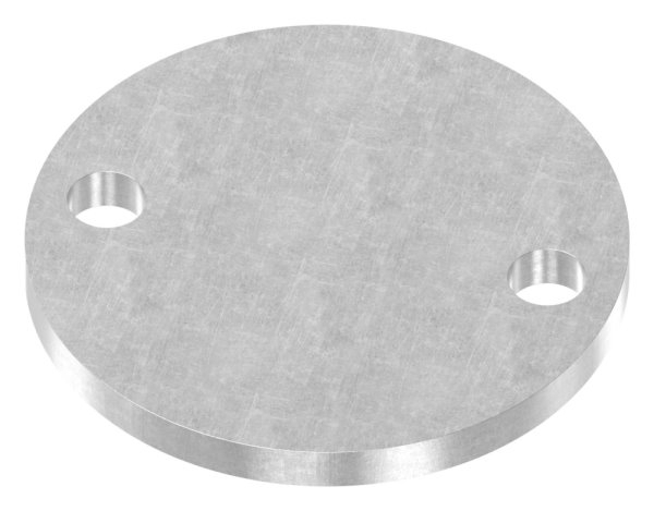 Ankerplatte 100x8 mm 2 Bohrungen -  Stahl roh-30-2868-8.8