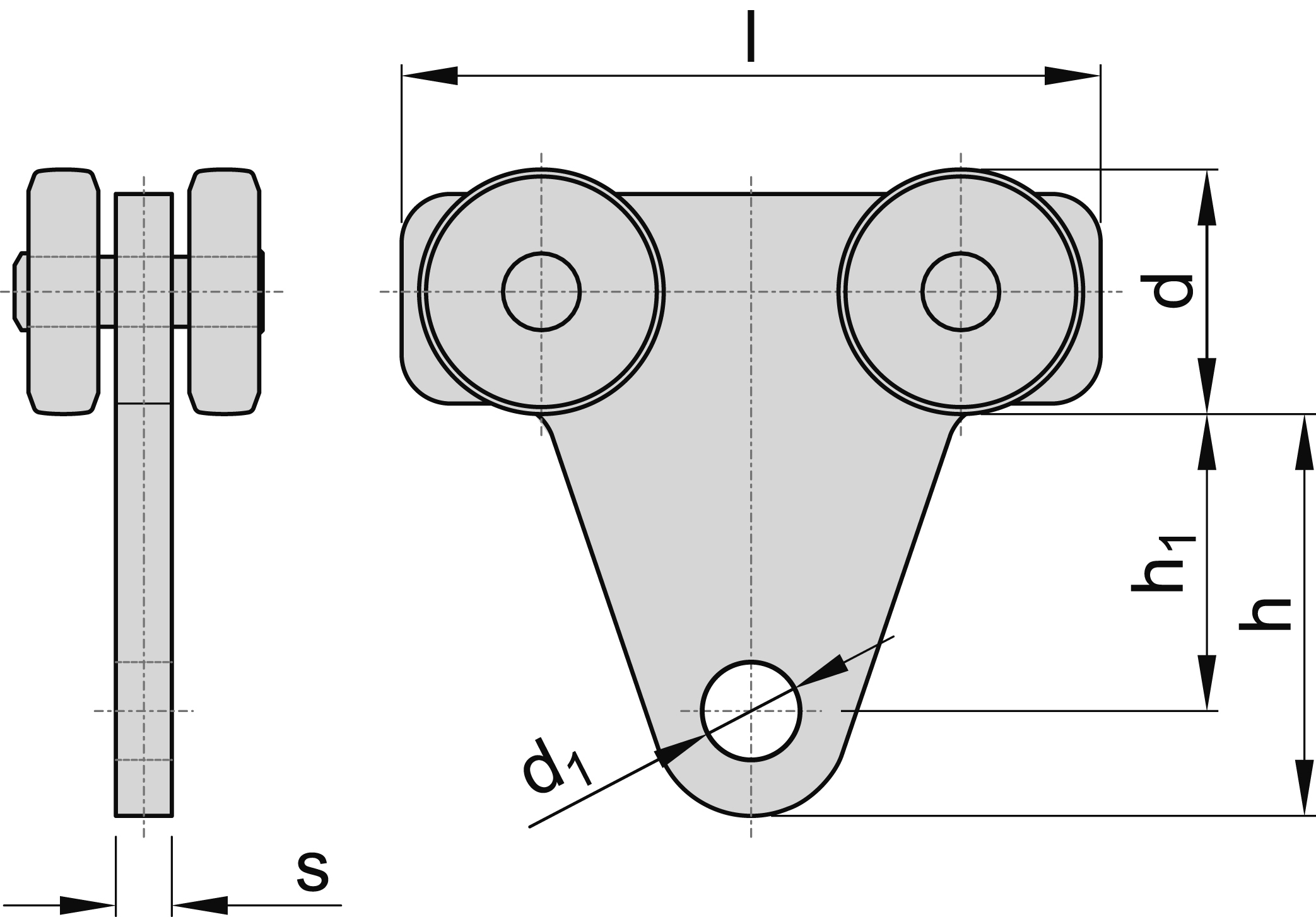 Doppelrolle zum Einhaengen Groesse 1 MEA 10336834-60-0017.7
