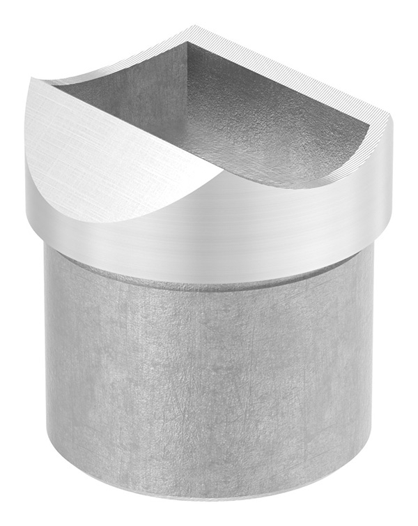 Rohrsattel zum Kleben fuer Rundrohr Ø 42-4x2-0 mm V2A-11-3321-A.4