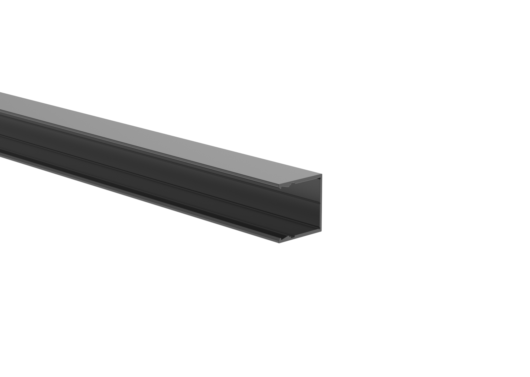 Zaunadapter Aluminium 25x25 mm- 6 m- Anthrazit RAL 7016 fuer 20 mm Fuellungen-89-11FGAL20U6000R7016-A.4