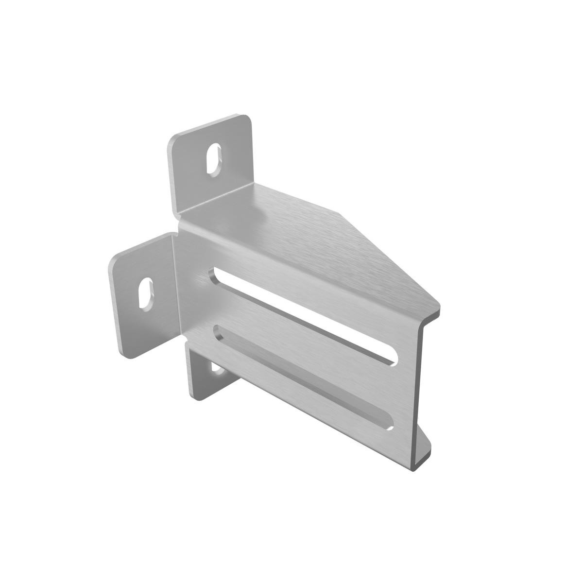 Universalhalter fr Toranschlag Stahl verzinkt 40 x 130 mm mit Langloch-89-11H1640X130S-A.4