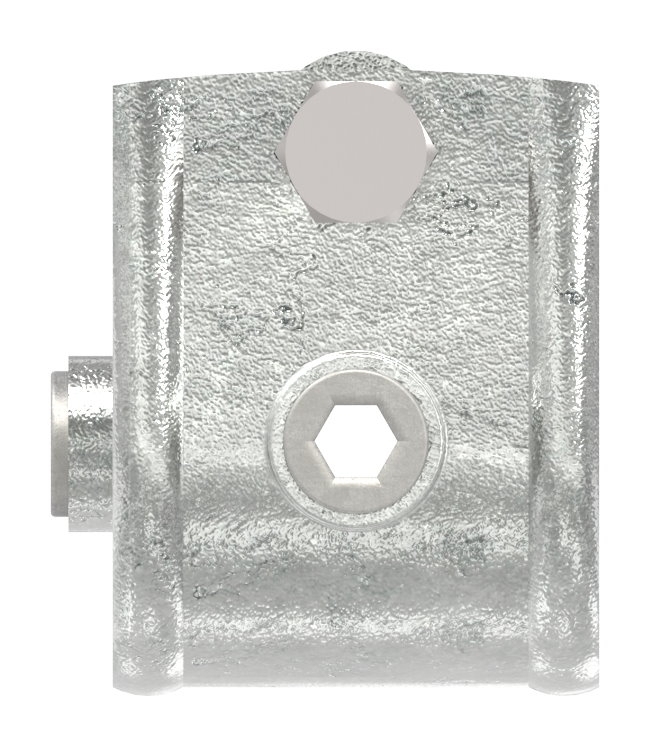 Rohrverbinder T-Stueck offen Ø 60-3 mm -2- - Temperguss verzinkt - 135E60-135E60