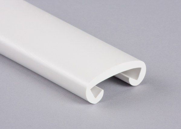 Kunststoffhandlauf fuer 40 x 8mm- signalweiss- 25 Meter-88-11F408.008