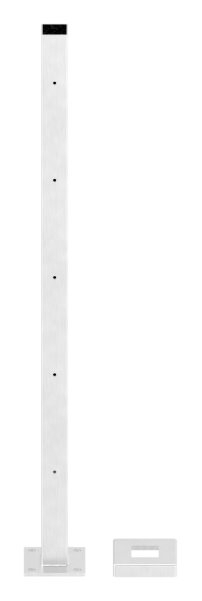 Edelstahlpfosten V2A zur Bodenmontage- Laenge 880mm-88-1140550.240