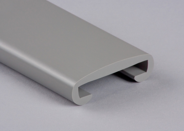 Kunststoffhandlauf fuer 50 x 8mm- verkehrsgrau- 25 Meter-88-11F508.004
