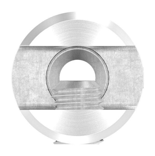 Querstab-Plattenhalter V2A Edelstahl Ø 25 mm – Anschluss 48-3 mm inkl- Schrauben-11-1663.4