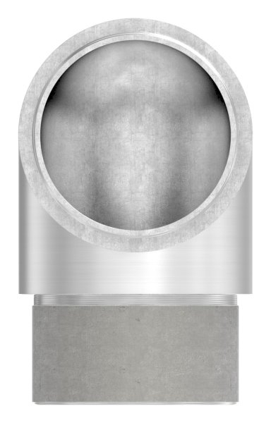 Eckbogen 90° eng- fuer Rundrohr Ø 42-4x2-6 mm V2A-11-3623.4
