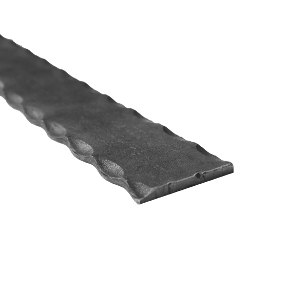 Zierhandlauf Stahl roh 50 x 5 mm L=3000 mm verziert-89-11P002B50X53M-A.4