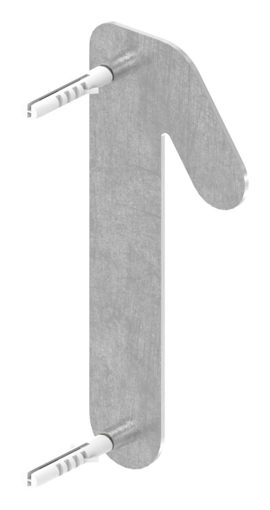 Hausnummer 1 - klein - Masse- 110 mm x 150 mm - V2A-11-8051.4