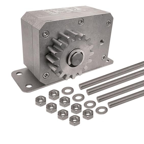 Schiebetorbremse Radialdmpfer fr Zahnstange Modul 4 inkl- Befestigungsmaterial-89-11BSFM30-A.4