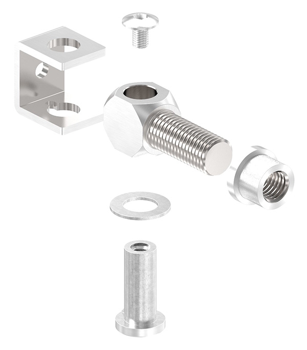 Torband - M24 - zum Anschweissen - verstellbar - V2A-11-3583.4