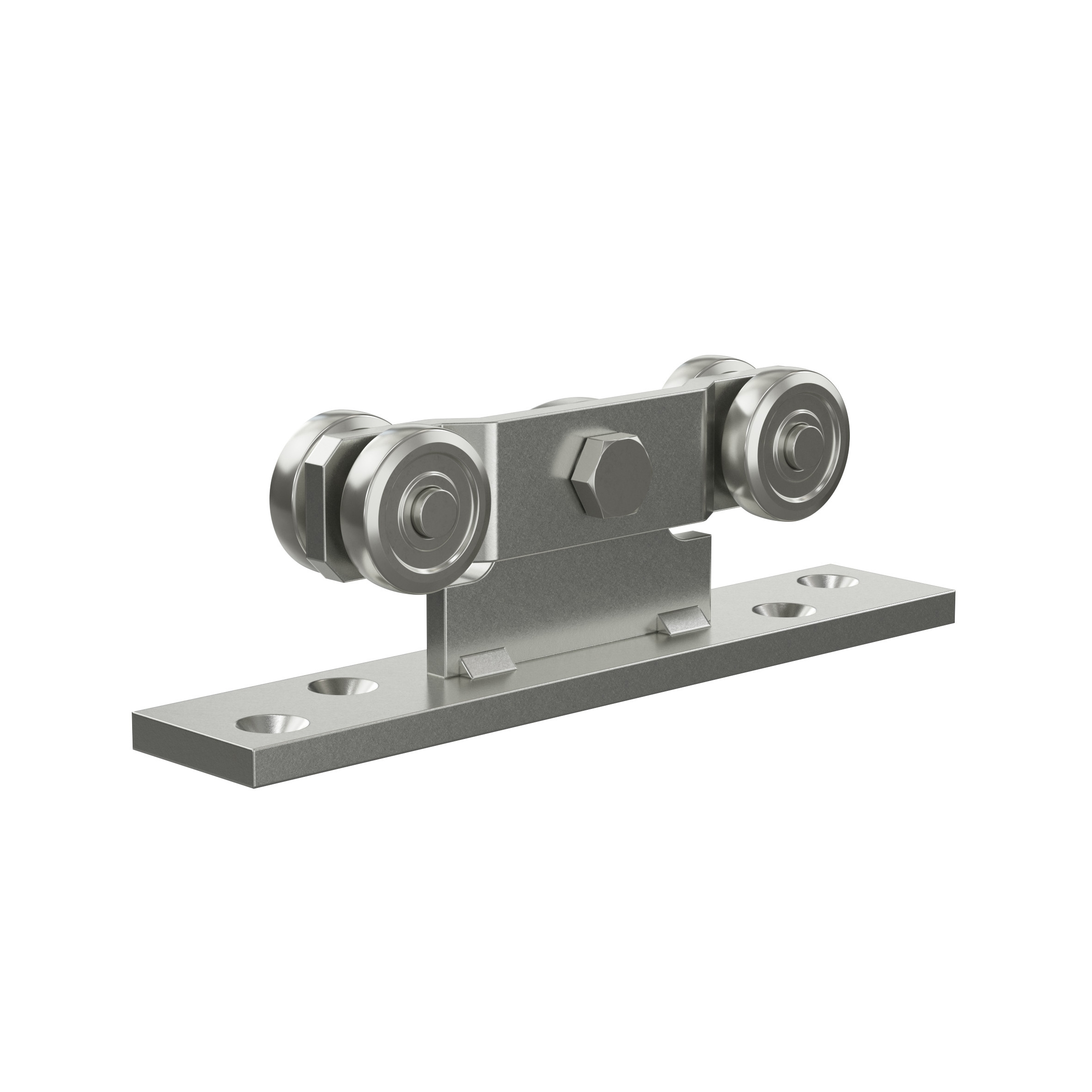 Doppelrolle mit Flanschpendel MEA Gr- 0 verzinkt Ø 22 mm 10336990-60-0129.7