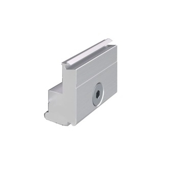 Glasklemmprofil-Set Aluminium L=3000 mm fuer Glas 8 mm eloxiert-89-11GSALZP30X39NEU-A.4