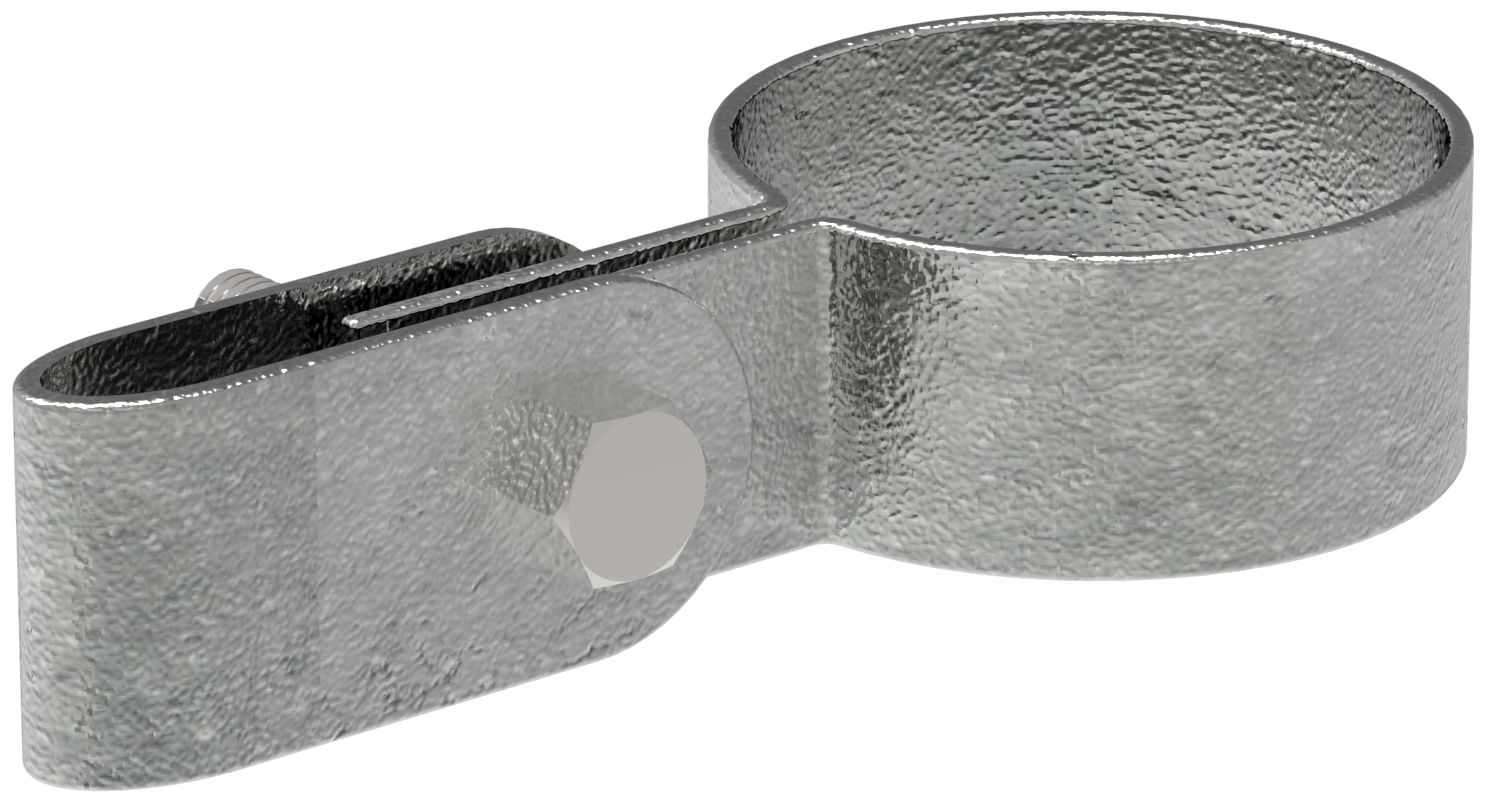 Rohrverbinder Gitterhalter einfach Ø 42-4 mm -1 1-4- - Temperguss verzinkt - 170C42-170C42